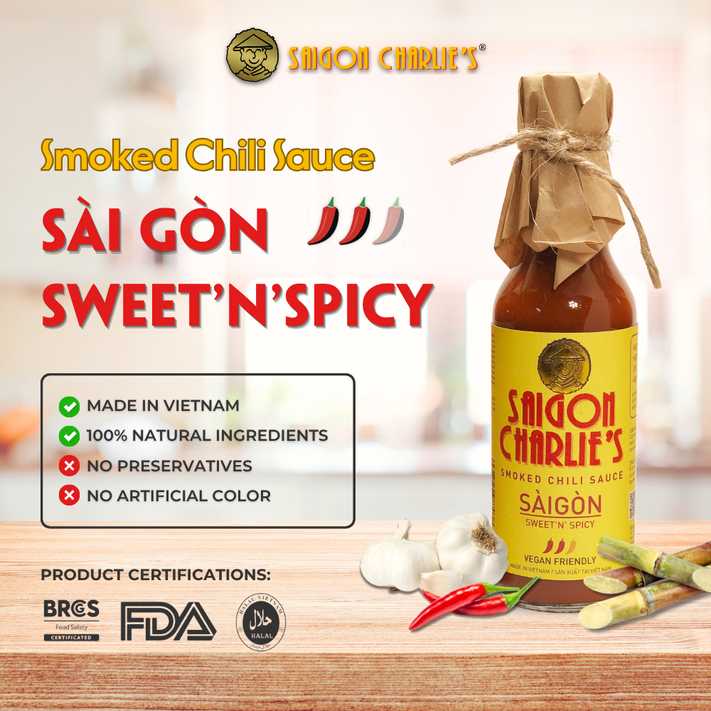 Saigon Charlie's Smoked Chili Sauce - Saigon Sweet'n'Spicy